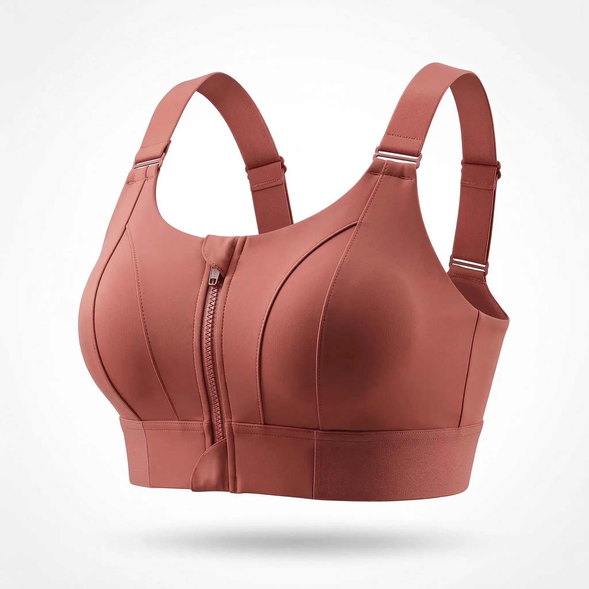 Premium Front  Zipper Sports Chinese  Bra